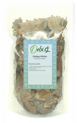 Ginkgo biloba - listy celé sušené